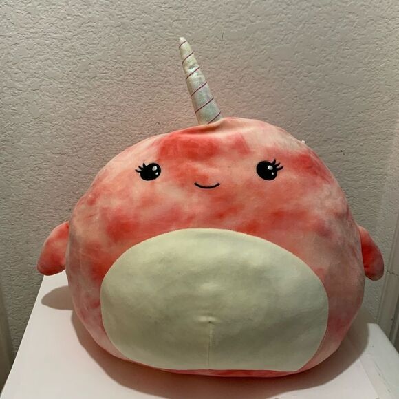 NEW *RARE* Amiah the Narwahl 16" Squishmallow Official KellyToy NWOT LIMITED - Picture 2 of 6